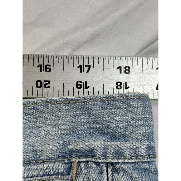 G Unit Jean Shorts Distressed Light Wash Men's 37 Jorts Y2K Baggy Skater Wide Le - Picture 7 of 10